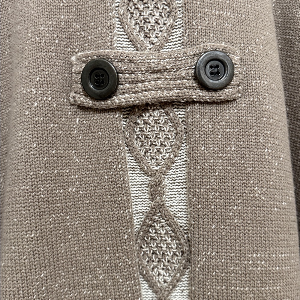 Style & Co Women's Brown Double-Breasted Sweater/ Cardigan - Picture 3 of 5